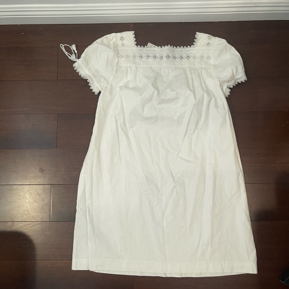 nwt madewell medium Elegant White Eyelet Dress sold out - Picture 3 of 7